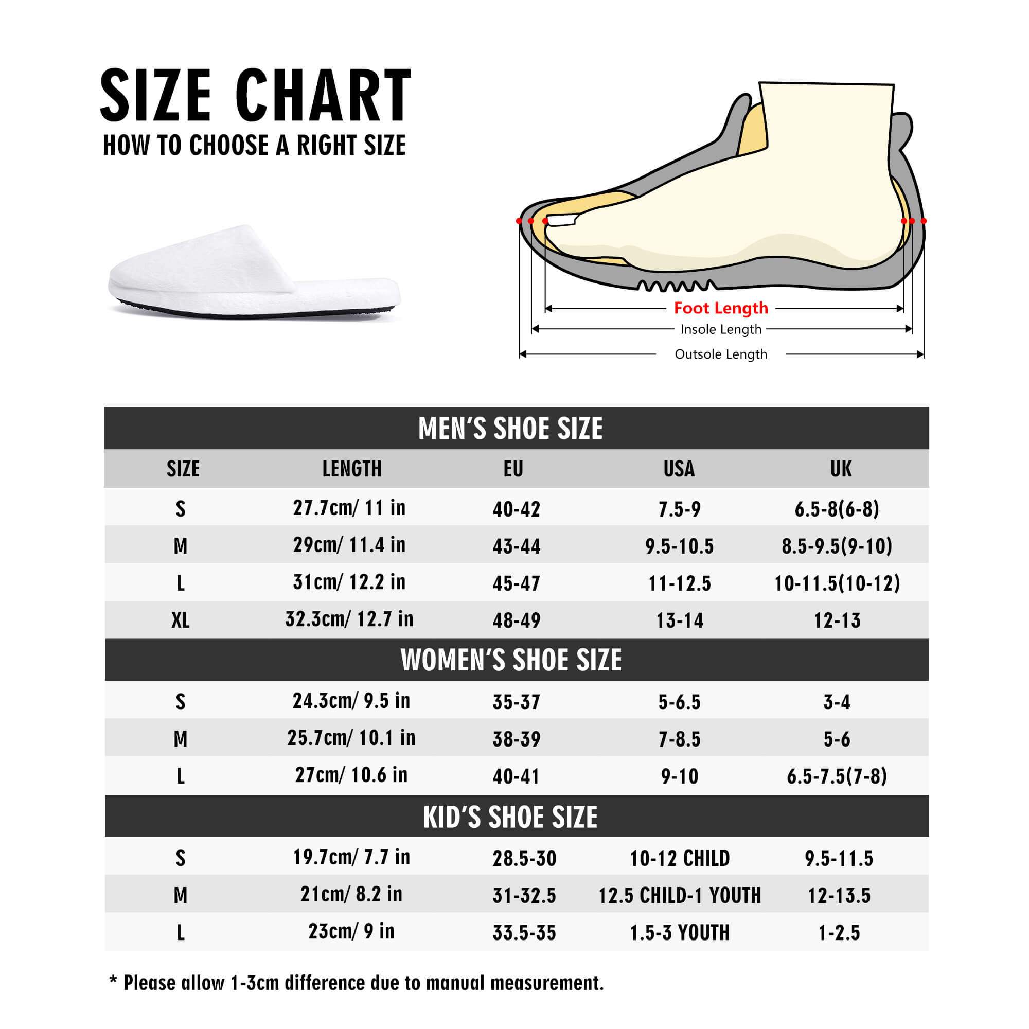 Mens to womens shoe crc size